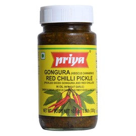 Priya Gongura & Redchilli Pickle 300g