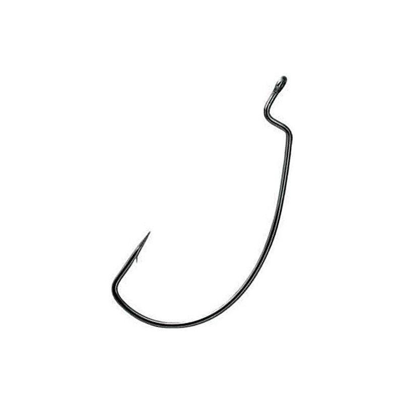 Gamakatsu Extra Wide Gap Worm Hook-5 Per Pack (Black, 5/0)