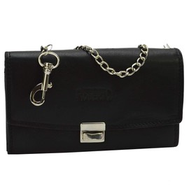 Genuine Buffalo Leather Cashier Wallet, Waiter's Wallet, Wallet, Bar Purse, black, Modern