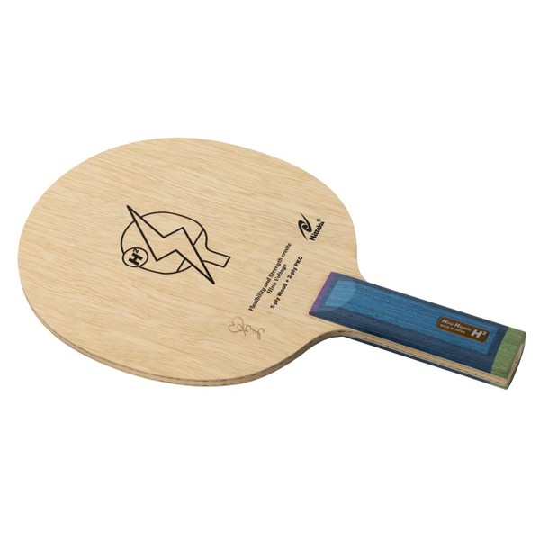 Nitaku Table Tennis Racket Shake Cracket, Hina Hayata FL NC0479 Brown, Blade: 6.2 x 6.0 inches (158 x 152 mm), Grip: 3.9 x 0.9 inches (100 x 24.0 mm)