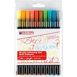 Edding 1255 Calligraphy Pen, x 3, Ideal for Calligraphy and Labelling Almost Any Surface, Made in Germany