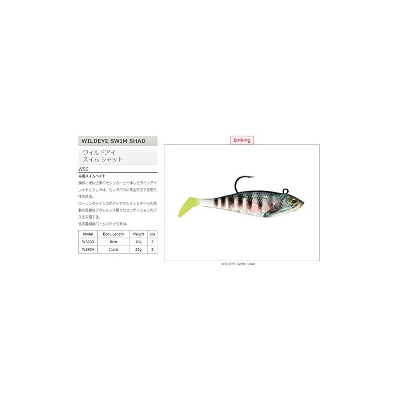 Storm WildEye Swim Shad 04 (Pearl, Size- 4)