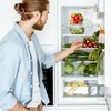 Relaxdays Fridge Organiser, Food Storage, H x D: 10 x