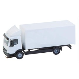 Faller FA161642 MB Atego Truck White (HERPA) Model Kit, Accessories, Multi-Coloured