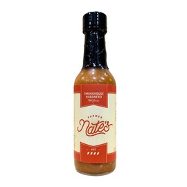 Farmer Nate's Smokehouse Habanero Hot Sauce – Extra Spicy with Habanero, Cayenne, Smoked Salt & Garlic – Bold Southern BBQ-Inspired Flavor – Handcrafted in Kentucky – 5 oz Bottle