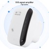 Repeater WiFi Signal Amplifier 300M Ethernet Port Wall‑Mount White for