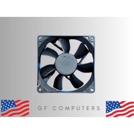 GF Computers 80mm Silent Cooling Fan – Low Noise Upgrade for V100 GPU Accelerator Shroud