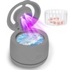 Ultrasonic denture cleaner for dentures, mouth guards, braces, toothbrush heads,