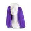 Clown Antics Purple Bald Clown Straight Wig