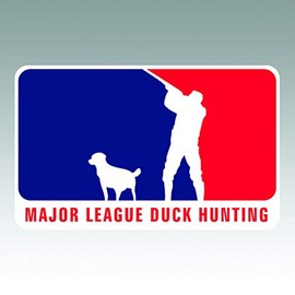 RDW Major League Duck Hunting - Color Sticker - Decal - Die Cut - Size: 5.00" x 3.18"