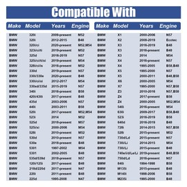 27mm Car Oil Filter Wrench, 3/8" Drive Oil Filter Removal Tool, Low Profile Drive Socket Wrench, 6-Point Steel Socket for Most Car Models with 27mm Oil Filter Cap