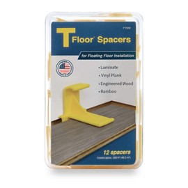 Laminate Flooring Spacers : for Installing Laminate Wood, Vinyl Plank, Engineered Hardwood, LVT, Bamboo, Subfloor Panels, or Any Floating Floor Material. Made in The USA