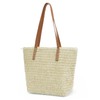 MAMUNU Straw Beach Bag for Women, Large Straw Bag with