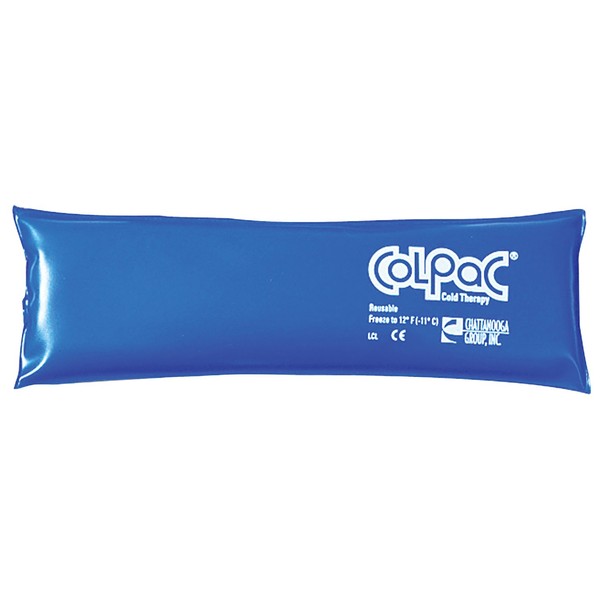 ColPac 00-1502-12 Reusable Throat Blue Vinyl Cold Pack, 3" Length