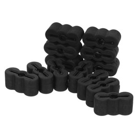 Abaodam 20pcs Drawer Slide Stop Stoppers Rubber End Clips for Cabinet Dresser Drawer Drop Retainer Furniture Repair