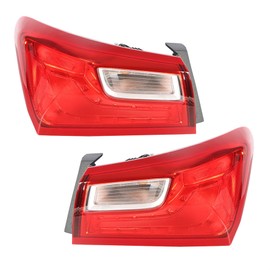 Silscvtt Left and Right Tail Light Replacement for Chevy Malibu 2016-2018 Brake Lamp Driver and Passenger Side 84516374 84516375