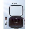 Luxtude Flash Drive Case with Combination Lock (112 Labels Included)