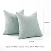 Jepeak Decorative Throw Pillow Covers Pack of 2 Chenille Cozy