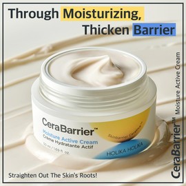 HOLIKAHOLIKA Seravaria Moisturizing Active Cream Holica Gentle Moisturizing Strong Barrier Protects Skin From External Stimulation, Super Ceramide, Sensitive Skin Hypoallergenic, Cream