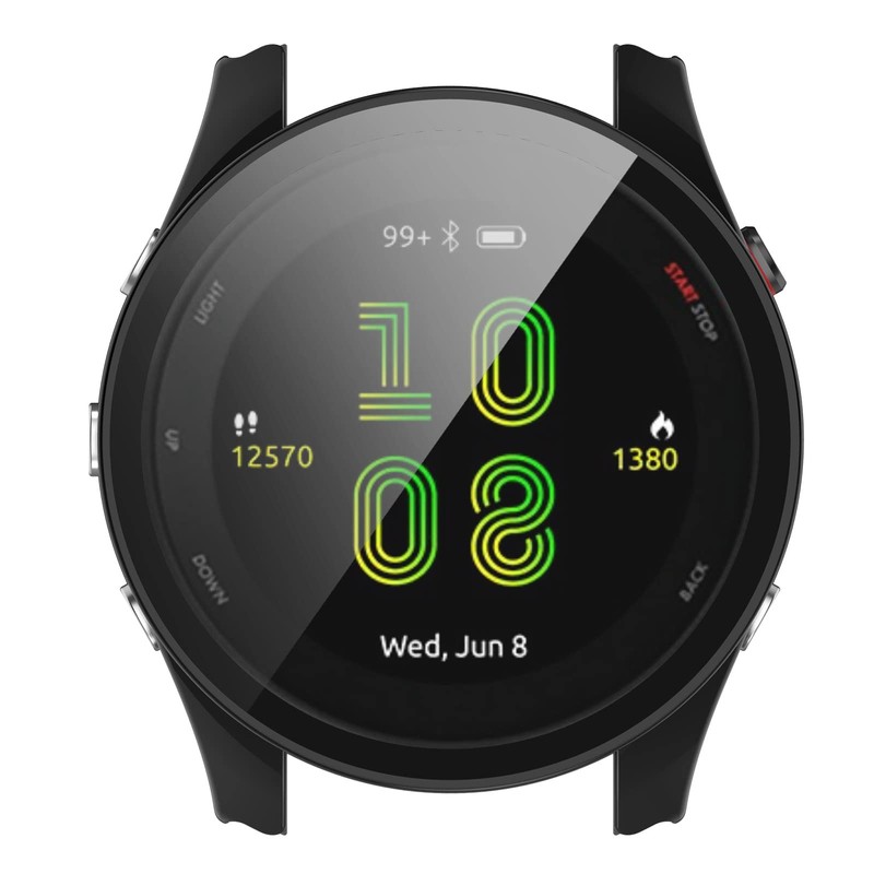 Protective Case Compatible with Garmin Forerunner 255 255-Music/255S 255S-Music Screen