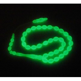 Prayer Beads Glow in the Dark Prayer Beads Glow Stones Tesbih Tasbih Tespih Misbaha Subha 33, Muslim Islamic Rosary Bracelets Worship Accessories, M, Light bricks