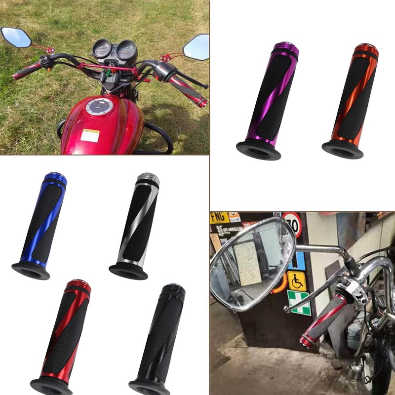 amavoler Universal Motorcycle Handlebar Grips Fits for Motorcycles with 7/8"