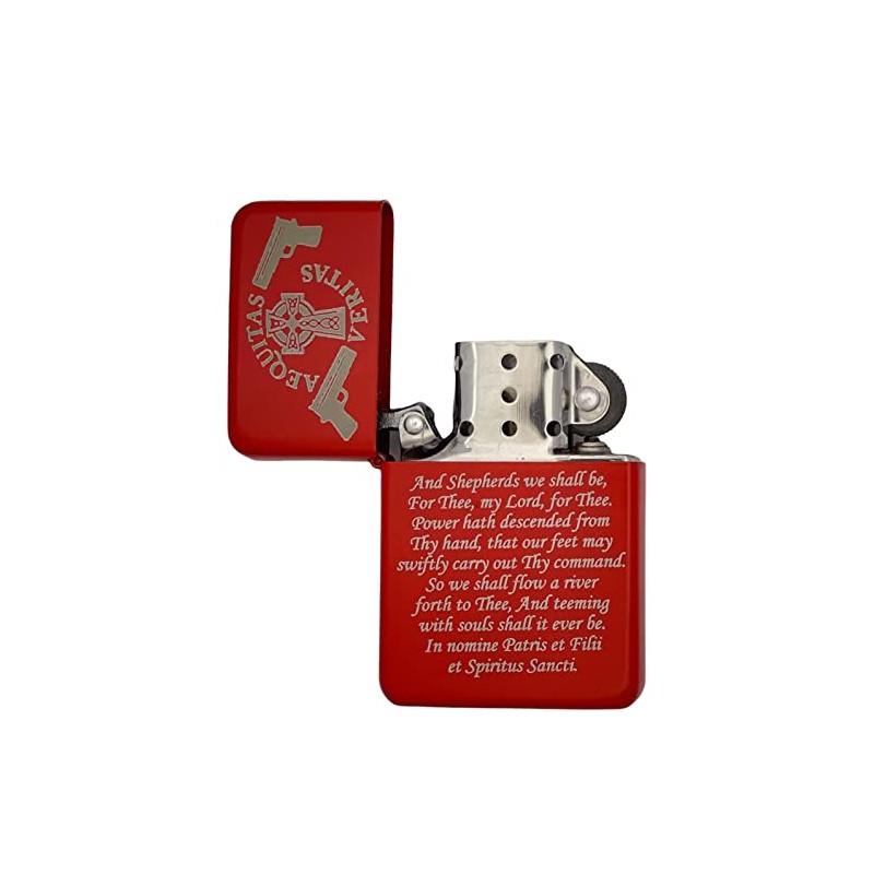 Gifts Infinity Boondocks Saints Prayer Wind Proof Oil Lighter (RD-1)