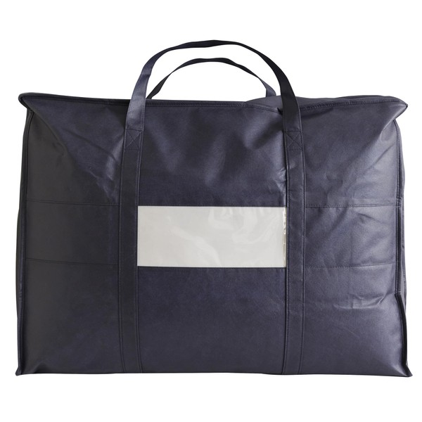 JC Plus 20461 Durable Duvet Storage Bag with Handle, Navy,