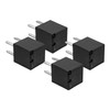 (4-Pack) 20A 12V DC 4-Pin SPST Automotive Relay - Heavy-Duty