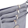 Woodland Leathers Crossbody Bags For Women, Multi Zipper Spacious Cross