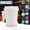 Cup Holders Car Coasters - Boho Flower Absorbent Ceramic Coaster,