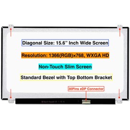 EM EMAJOR TECH New Screen Replacement for HP 15-BW069NR 1366X768 HD Non-Touch LCD LED Display with Tools