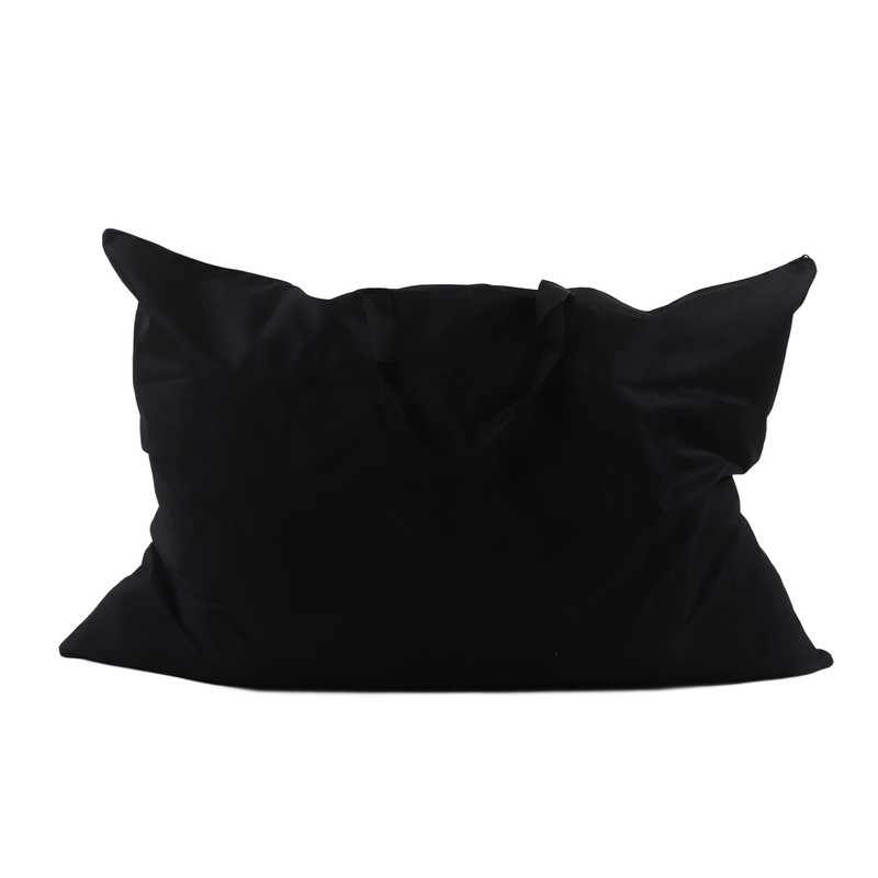 Portfolio Bag Black 38x26in Large Capacity Thick Canvas Light Weight