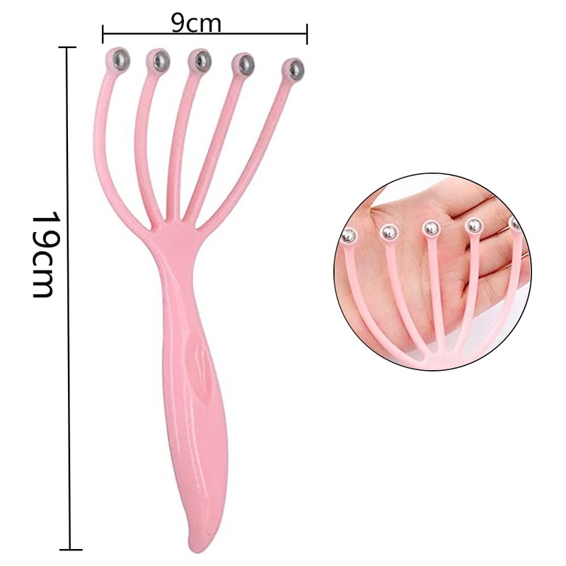 yufana 2-Piece Scalp Massage Set, Head Massager, Head Massage, Spider