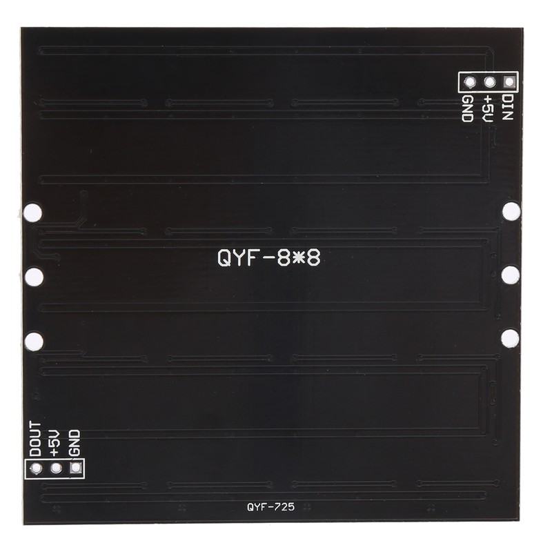 WS2812 64Digit RGB 5050 LED Development Board BuiltIn Full Color