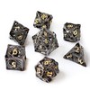 BESCON DICE Hollow D&D Metal Dice with 3D Dragon Function,