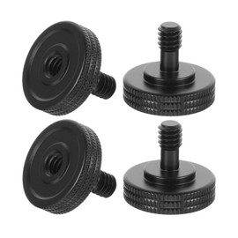 Hemobllo 4 Pcs Thumb Screw - 1/4 Camera Thumb Screw Camera Screw Camera Tripod Thumb Screw Camera Quick Release Thumb Screw for for Camera Mounting Plate Flash Bracket