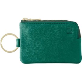 SLIP-ON OSL-2002-GRN Key Pouch, Mini, Green, Genuine Leather, Key Case, Small Case