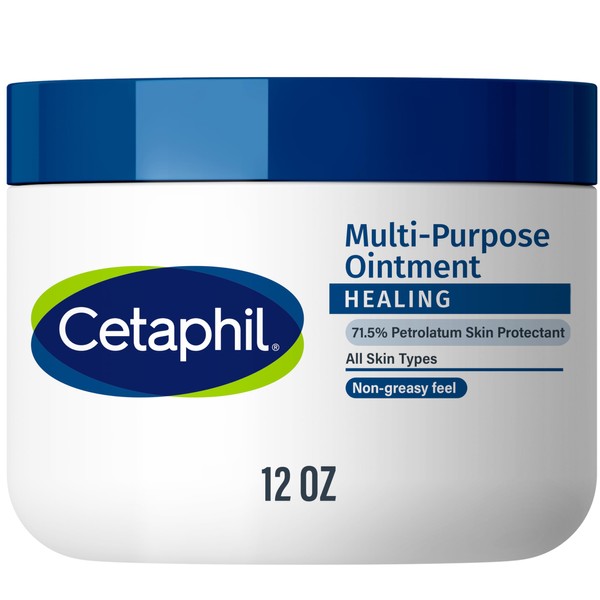 Cetaphil Healing Ointment, 12 oz, For Dry, Chapped, Irritated Skin,