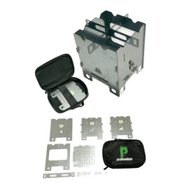 pratikoutdoor Paslanmaz Ateş Kutusu, Firebox, Katlanır Mini Soba, Kamp Sobası