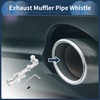 INFINAUTO Turbo Sound Muffler Pipe Whistle, Rear Tailpipe S Car
