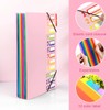 Gemtte Expanding File A4, Folder System with 12 Compartments, 24
