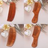 Sandalwood Peachwood Comb 4 Types Fine-toothed Half-moon (a) 4ea