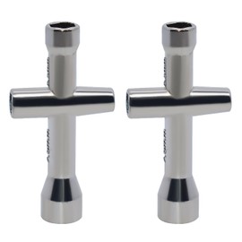 Cross Wrench, Multi-functional Metal Cross Wrench, Mini Cross Wrench, Key Wrench, All-Purpose Cross Wrench, DIY Essential Tool, Elevator (0.3 inch (7.0 mm), 0.2 inch (5.5 mm), 0.2 inch (4.0 mm),