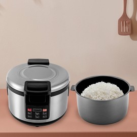 SENDERPICK 19L Commercial Rice Cookers Stainless Steel Electric Rice Warmer Soup Porridge