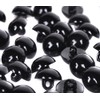 10MM Solid Black Plastic Safety Eyes for Bear, Puppet, Plush