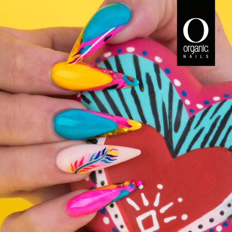 Organic Nails Lima Organic Nails Azul Grano 150/150 Con 5