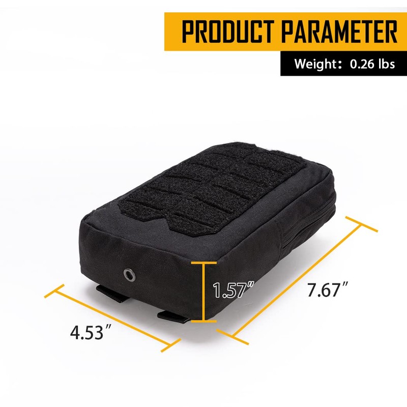 IDOGEAR Tactical MOLLE Pouch Multi-Purpose Compact EDC Small Utility Pouch