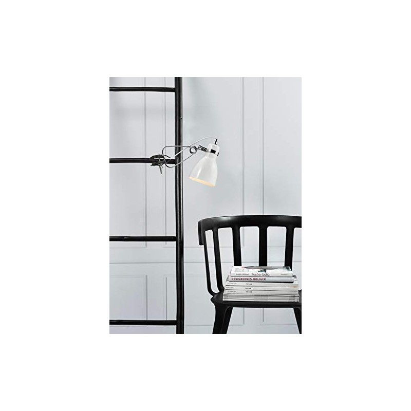 Nordlux Cyclone metallic clamp reading lamp (73072001, white)