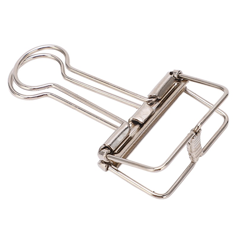50Pcs Metal Hollow Binder Clips Multipurpose Durable Paper Clamps for